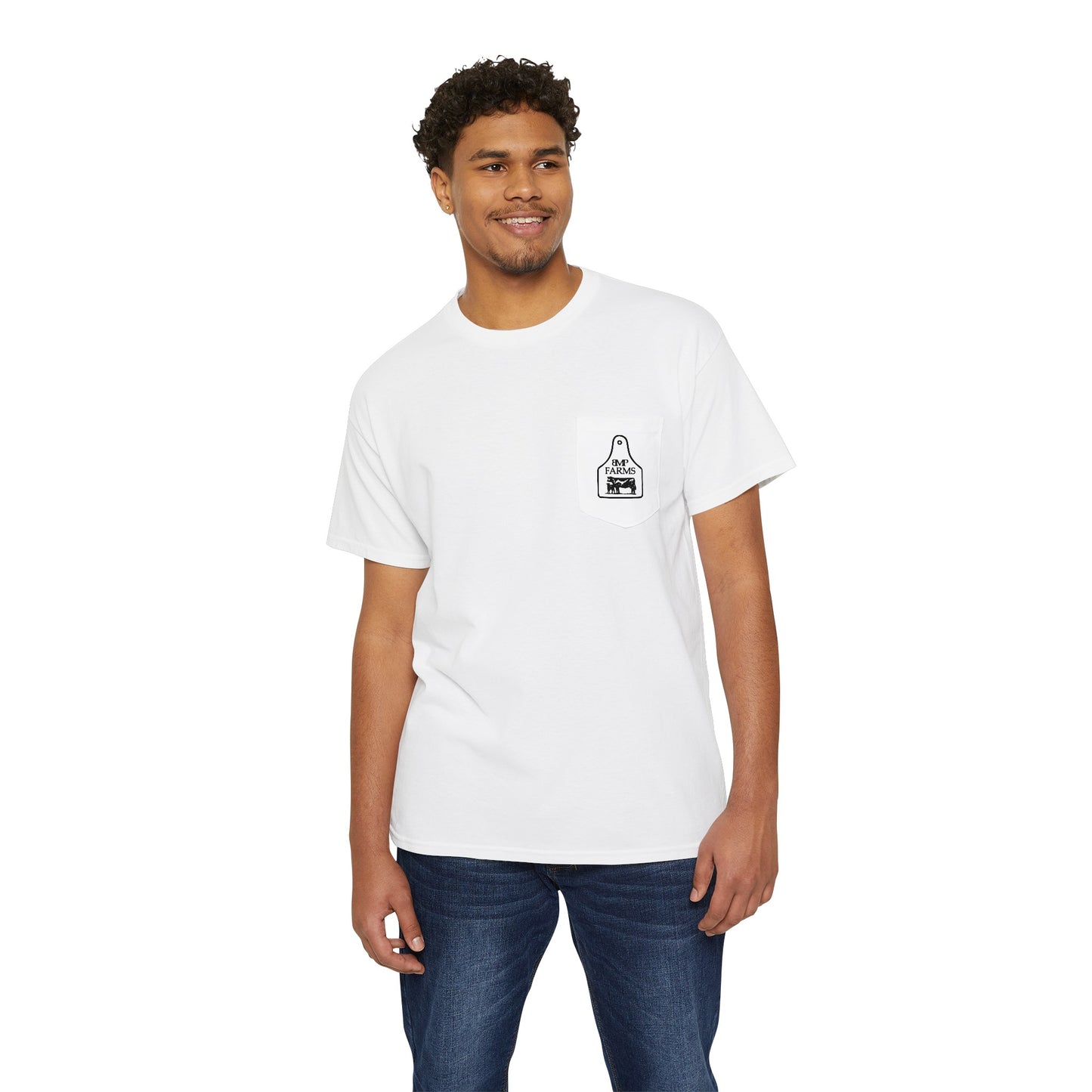 BMP Farms Heavy Cotton Pocket Tee