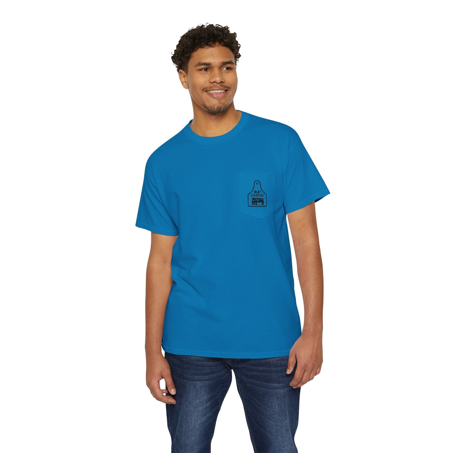 BMP Farms Heavy Cotton Pocket Tee