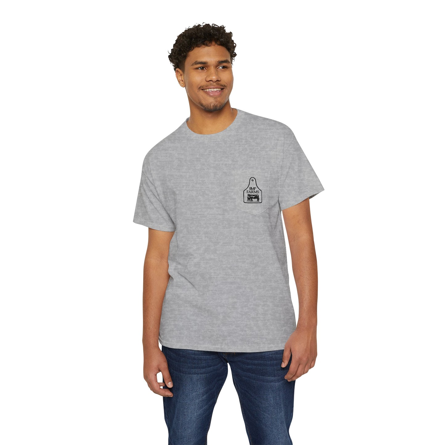 BMP Farms Heavy Cotton Pocket Tee