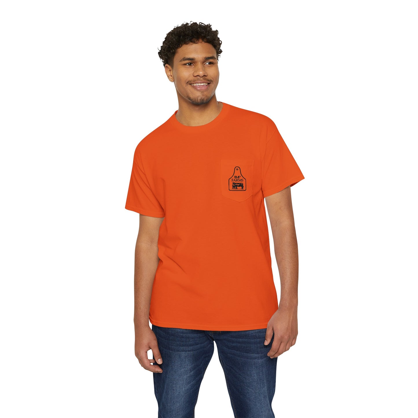 BMP Farms Heavy Cotton Pocket Tee