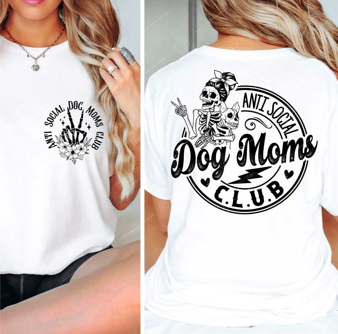 Anti-social Dog Mom Unisex t-shirt