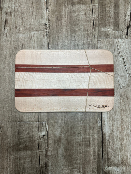 Maple/Padauk cutting board