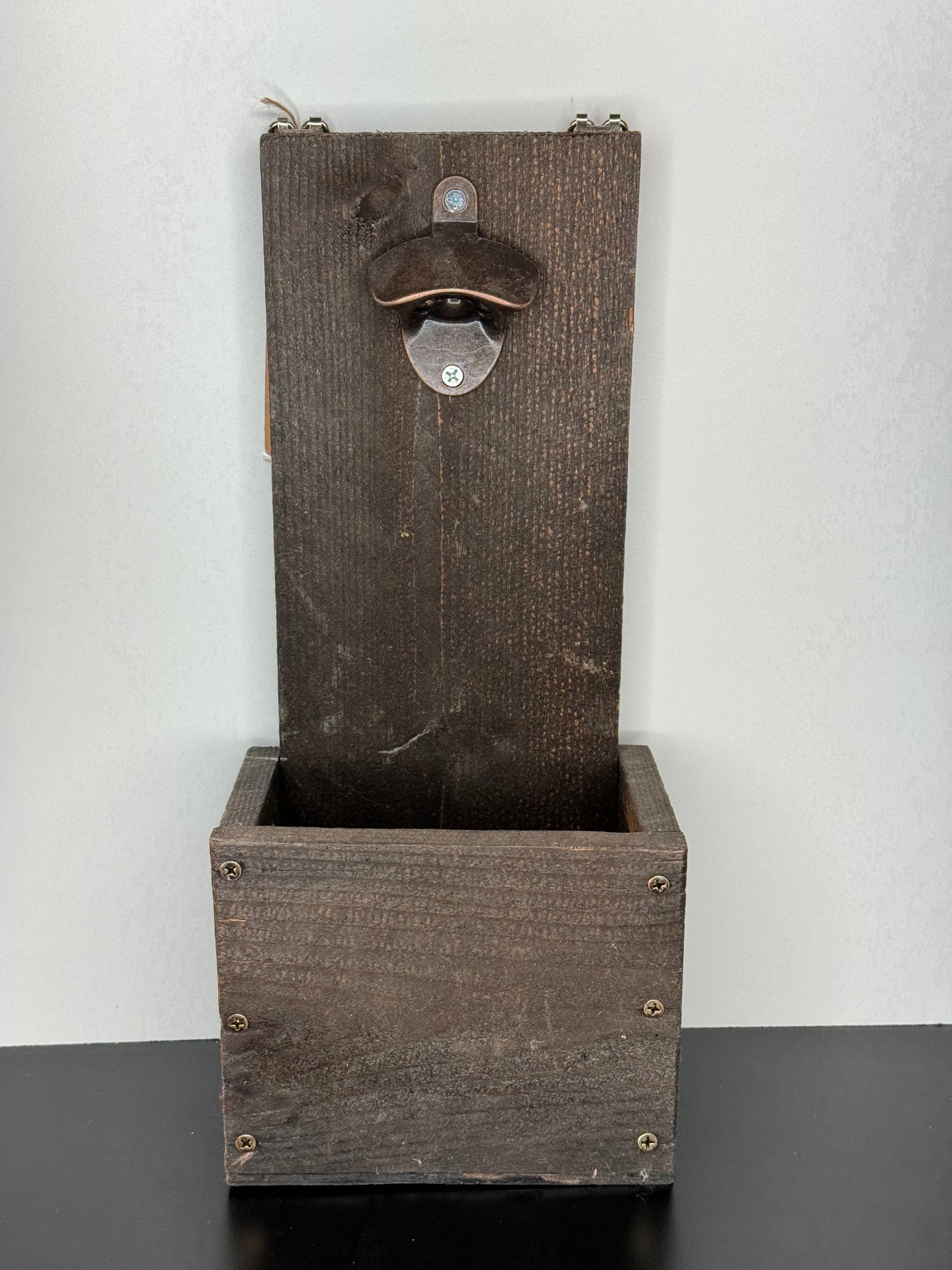 Rustic bottle cap opener