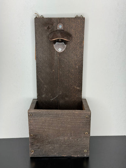 Rustic bottle cap opener